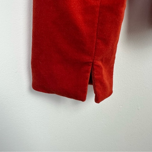 Talbots Velour Jacket Size 2 Petite Orange Business Casual Office Professional - Picture 7 of 9